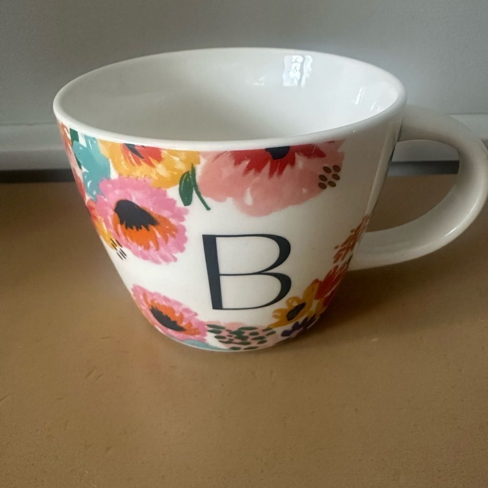 Opalhouse Stoneware Monogram Mug with the initial "B"